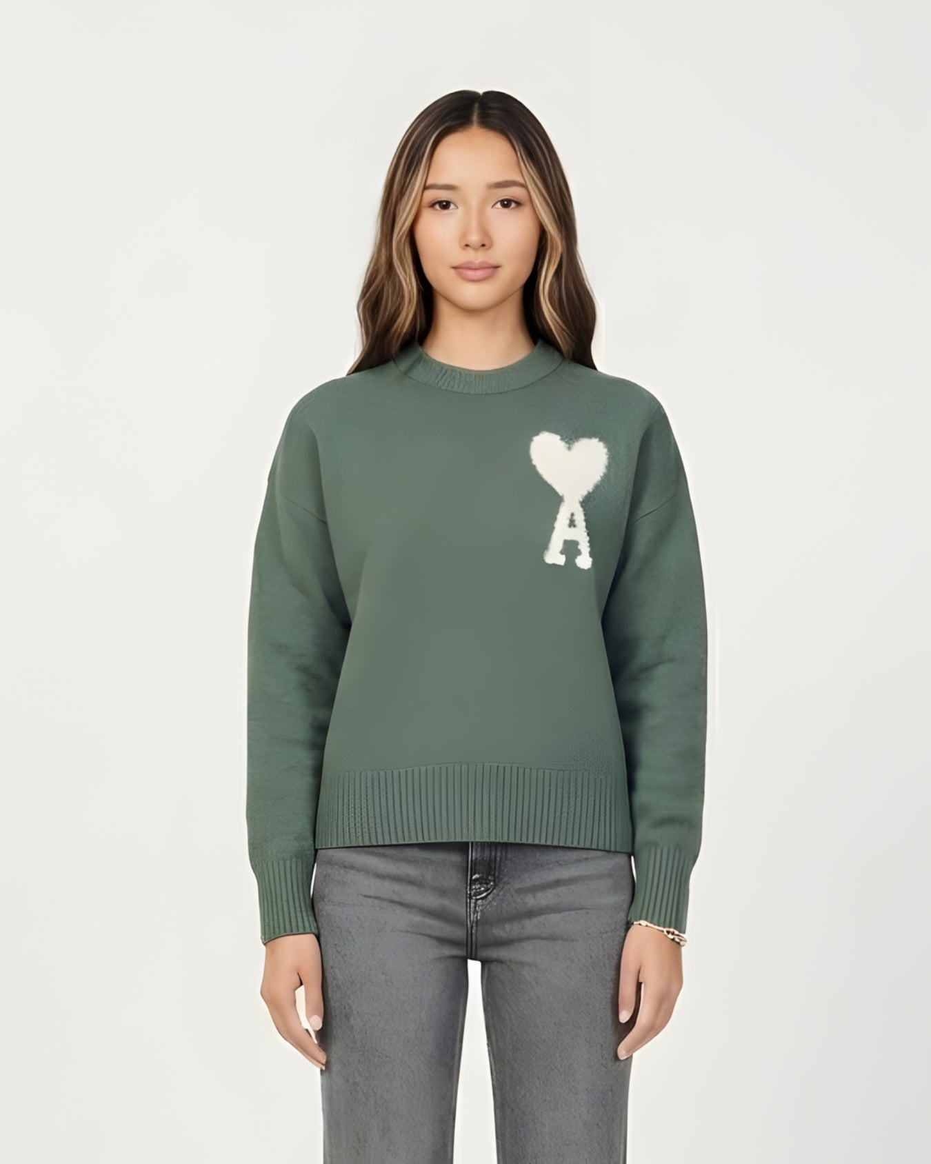 AMI - PULLOVER WITH HEARTS