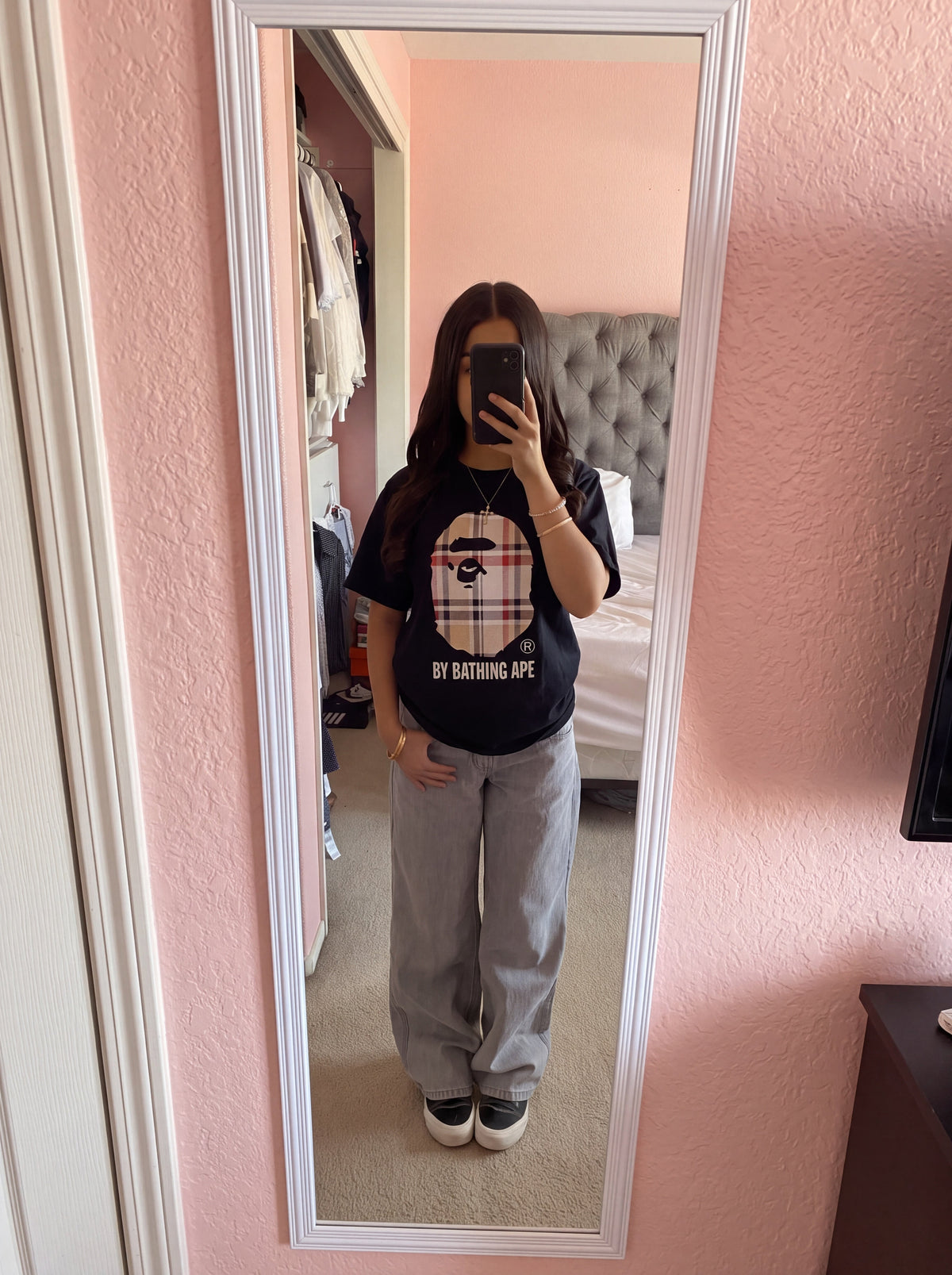 CHEQUERED TEE