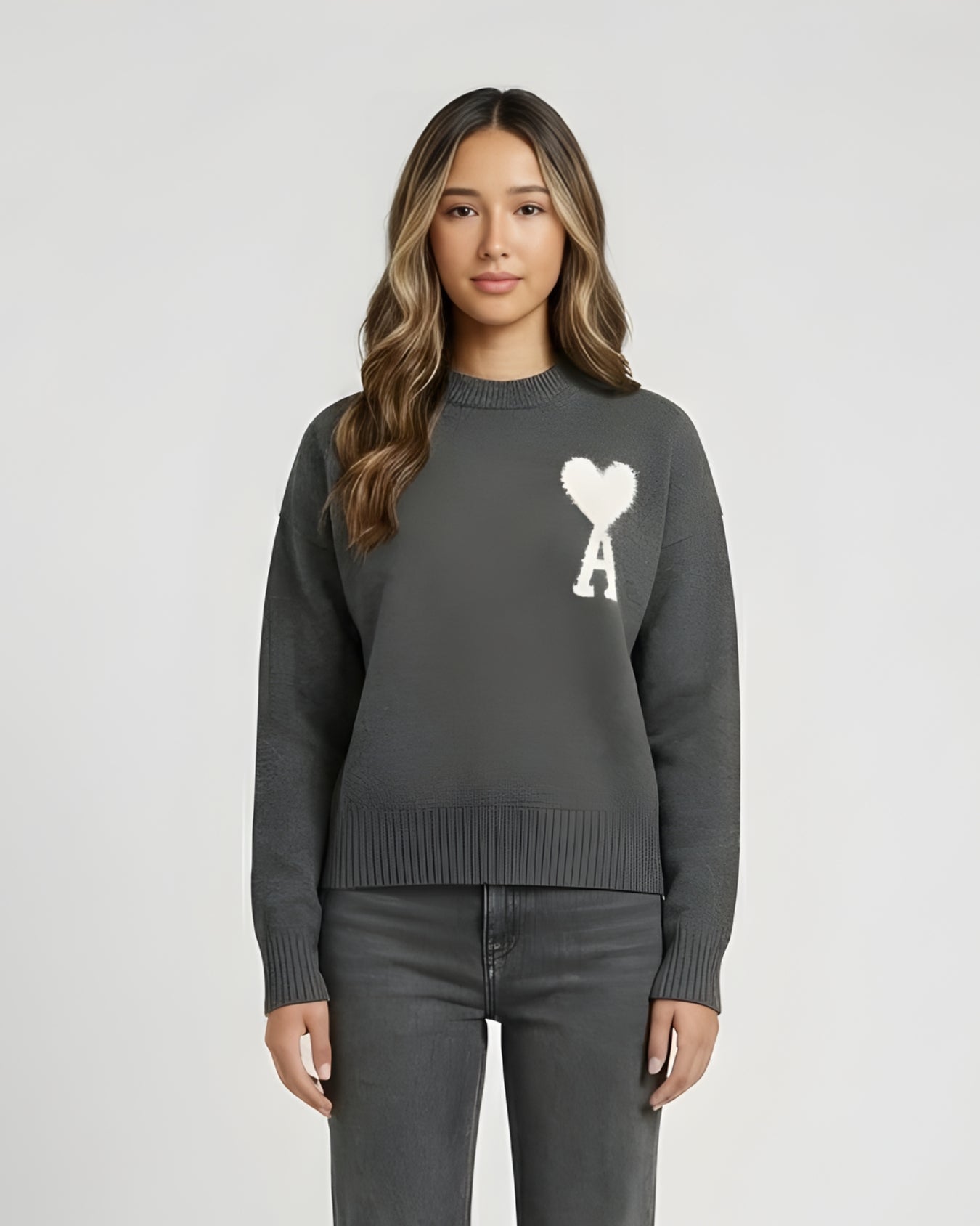 AMI - PULLOVER WITH HEARTS