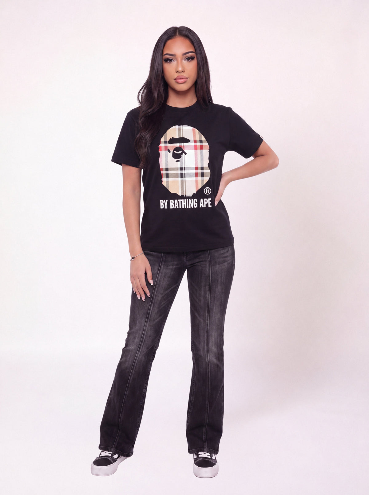 CHEQUERED TEE