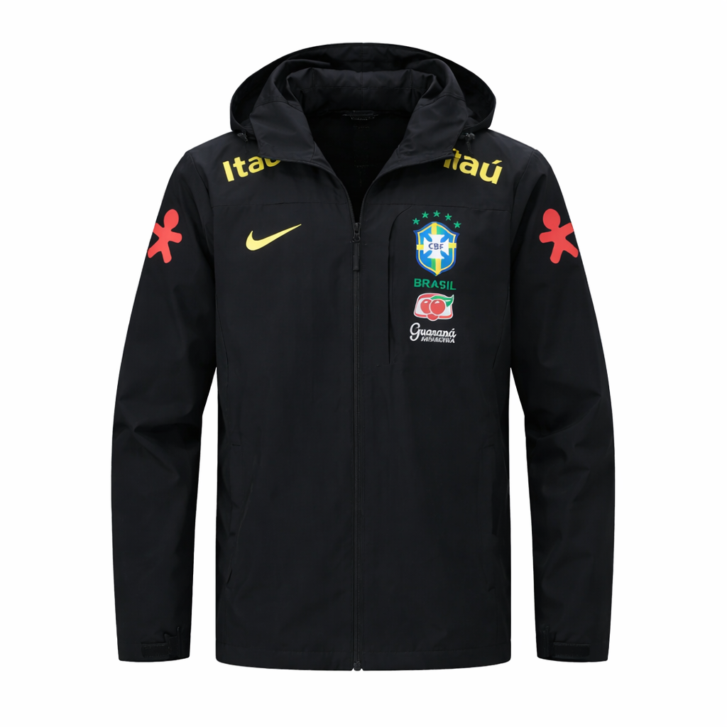 Brazil Windbreaker Jacket Black