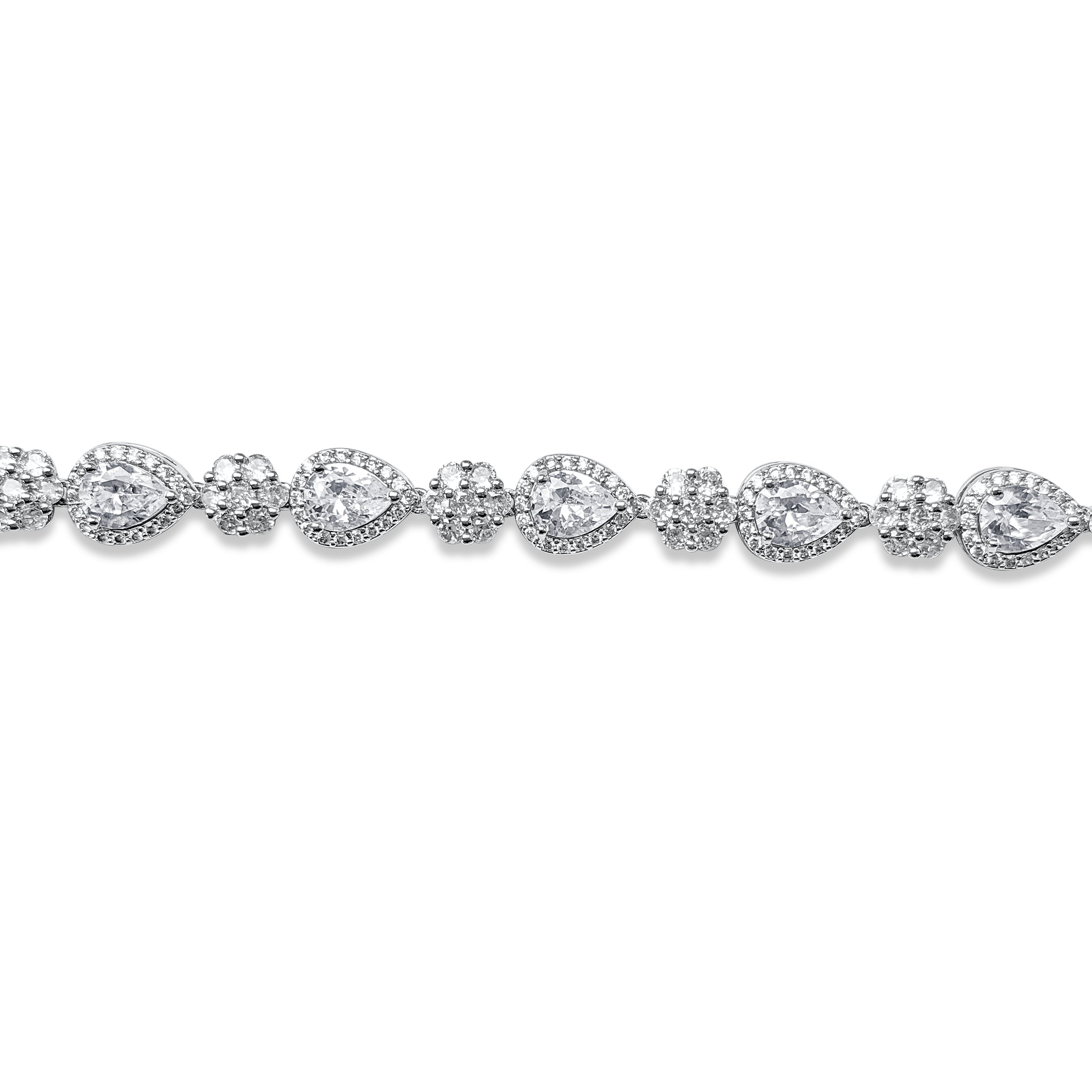 Cubic Teardrop Bracelet