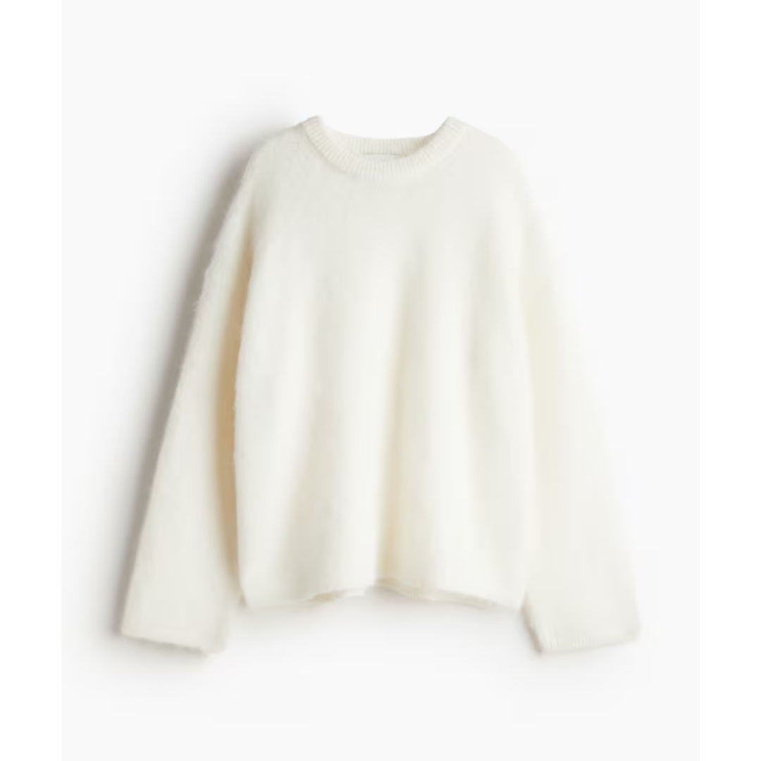 Oversized Mohair Blend Sweater