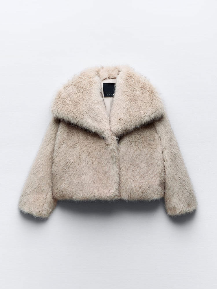 Short Faux Fur Jacket
